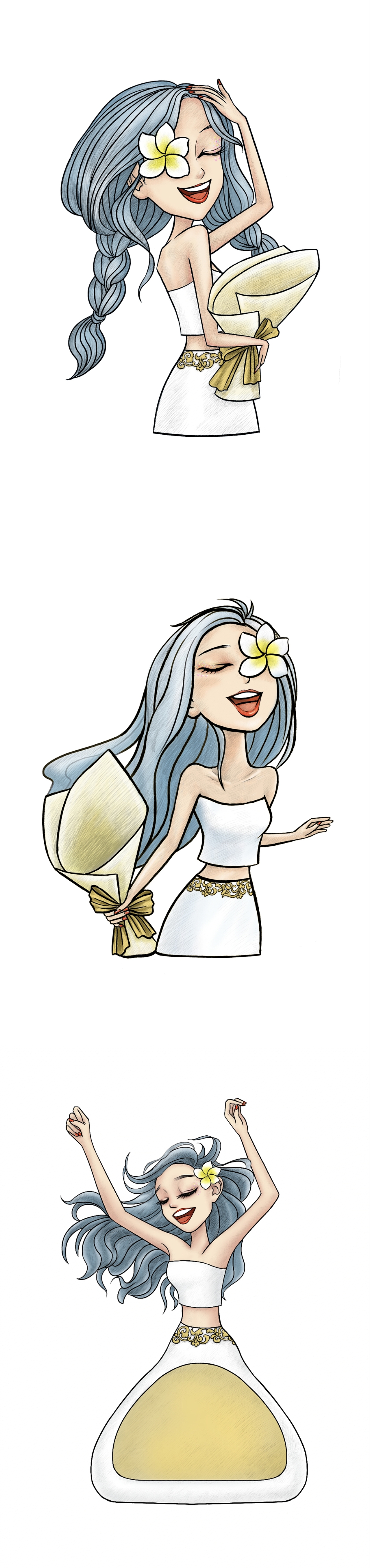 摆件设计 | 爱笑的女孩（图ZMjY4NzE2NTQ0） - 商业插画 - 站酷设计师田田圈插画原创素材 - 站酷ZCOOL