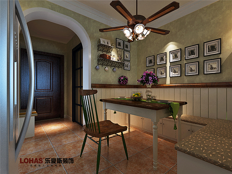 芳泽园89平两室装修效果图