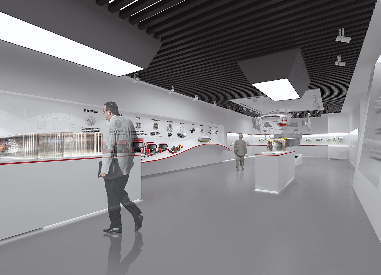 汽车离合器展厅设计案例