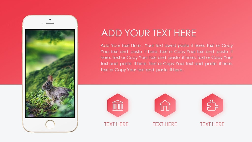 【小苹果】iOS清新多彩通用行业PPT模板