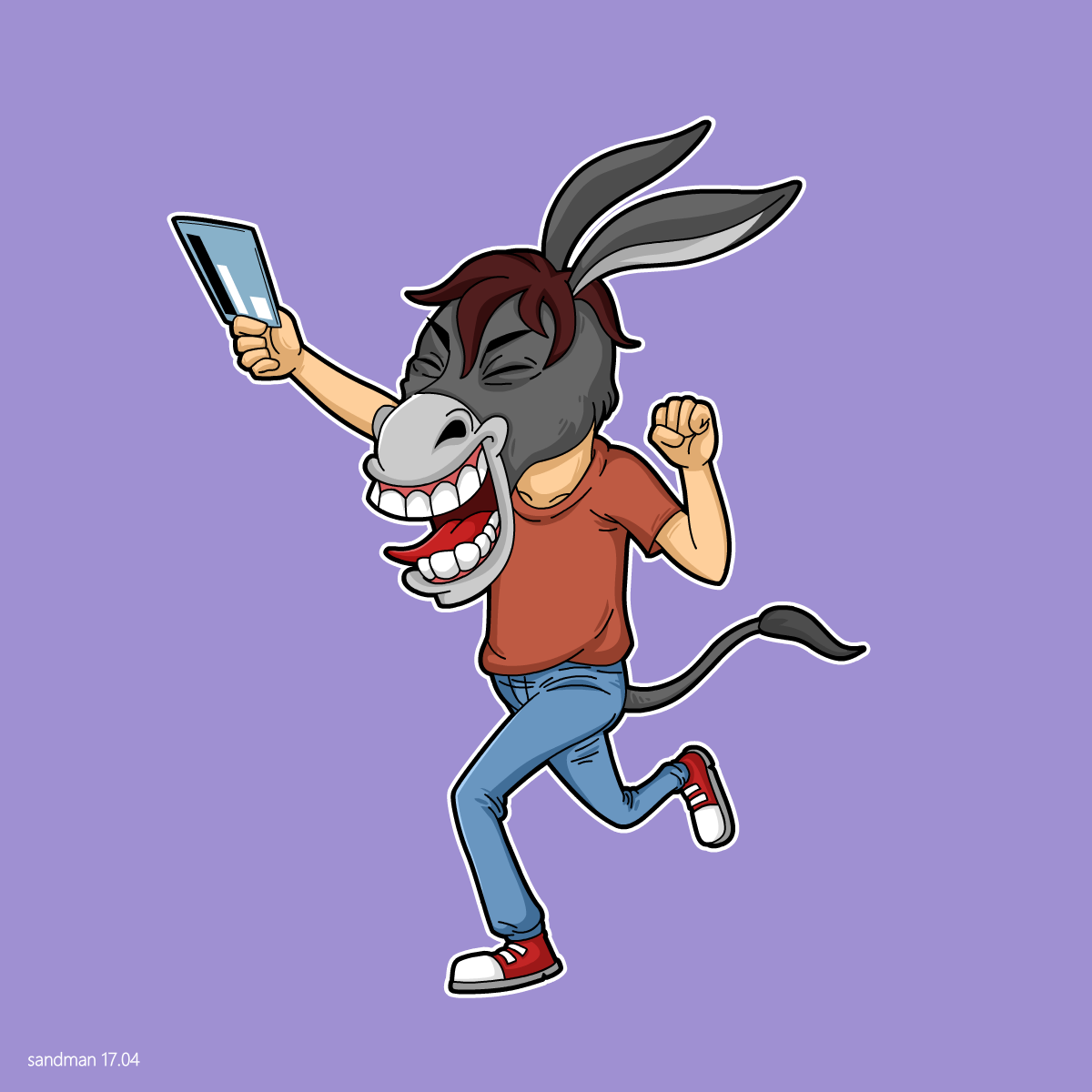 原创作品:拟人动物插图