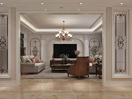 美式风格效果图