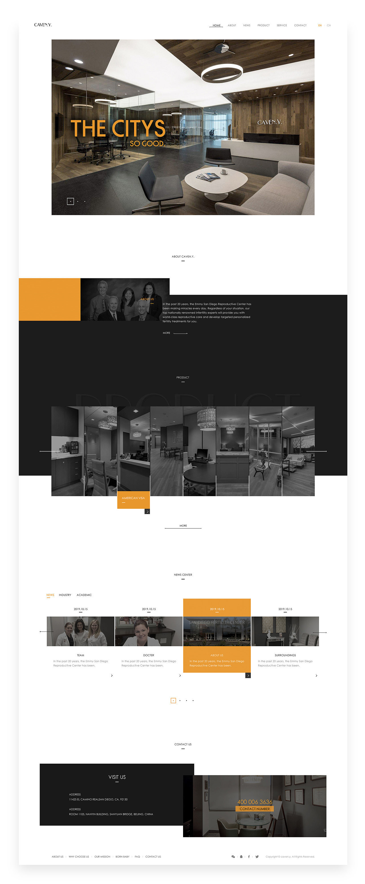 无聊做了一个网站（图ZMTgwNTk1NTU2） - 企业官网 - 站酷设计师Cavenyang原创素材 - 站酷ZCOOL