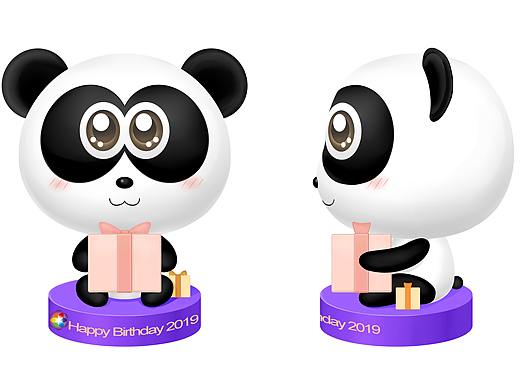 熊猫印章·书签