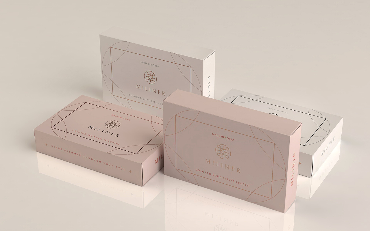 miliner 美瞳品牌视觉/包装设计