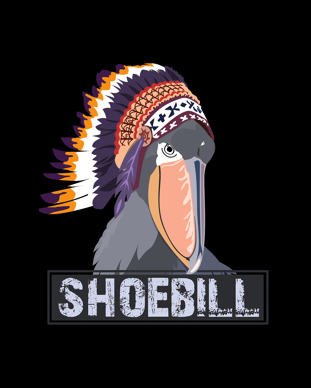 印第安的鲸头鹳