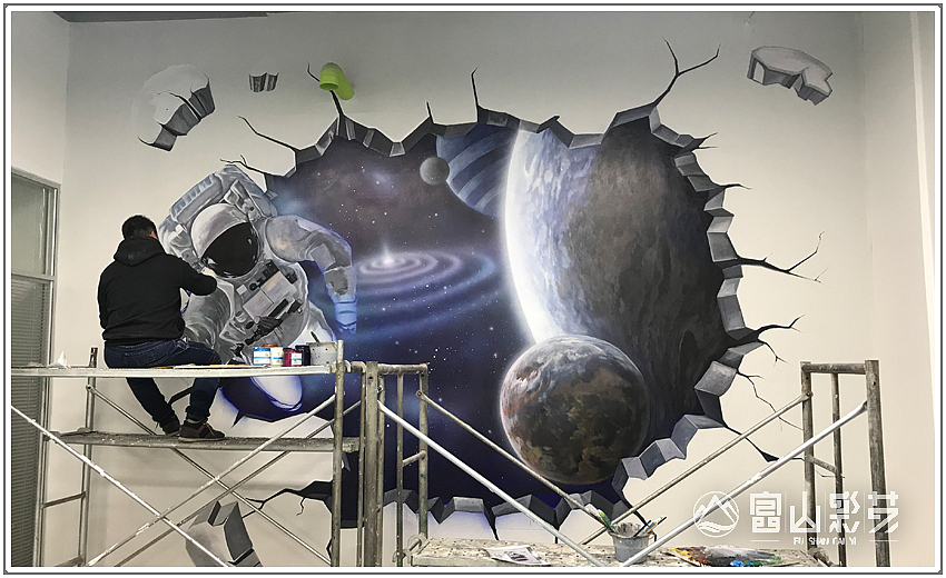 3D画宇航员彩绘（图ZMTQ5OTgzOTA0） - 新锐潮流插画 - 站酷设计师富山彩艺原创素材 - 站酷ZCOOL