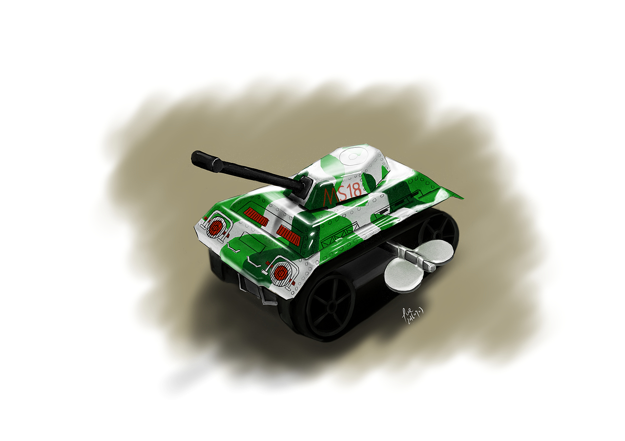 铁皮玩具(坦克)