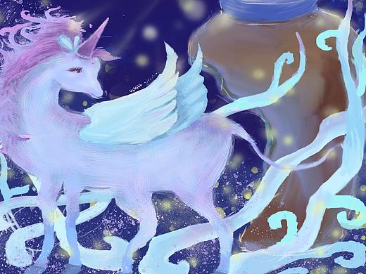 独角兽（个人主页-ZNDIxNDY1NDA=） - 创作习作 - 站酷设计师要发光的猪崽崽原创素材 - 站酷ZCOOL