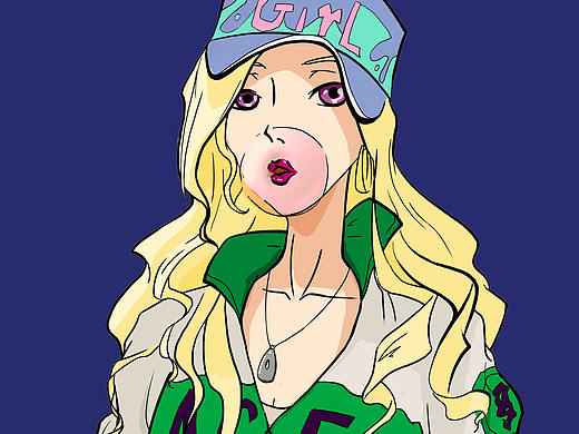 吹泡泡（个人主页-ZMjcwMzczOTI=） - 单幅漫画 - 站酷设计师VK京原创素材 - 站酷ZCOOL