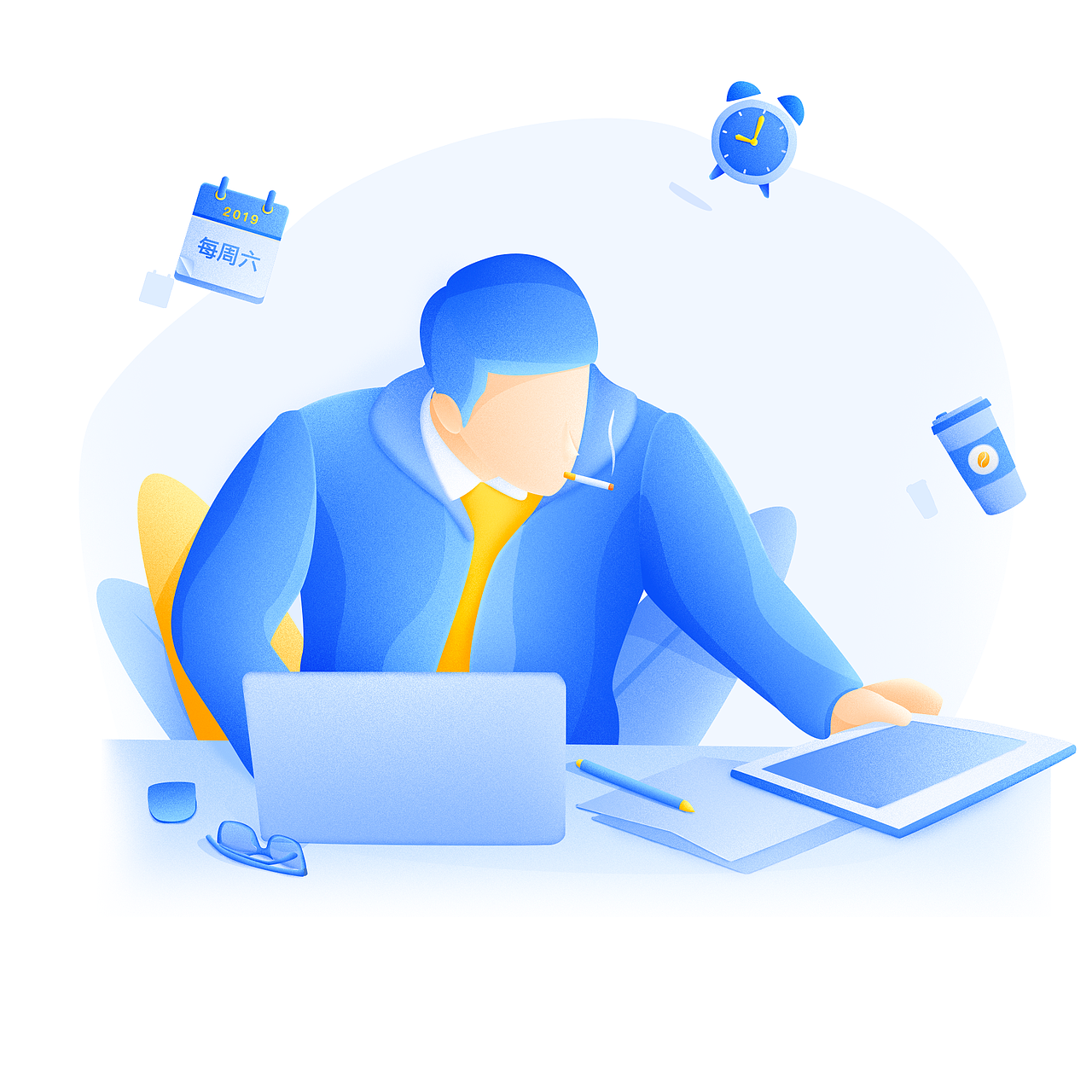 插画——年度热点（图ZMTkzNTk3MDI4） - 创作习作 - 站酷设计师橘子红了0原创素材 - 站酷ZCOOL