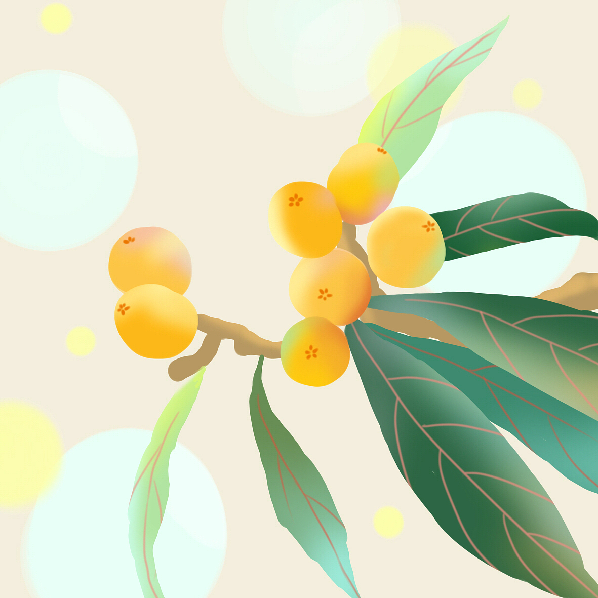 枇杷黃了（圖ZMjAyMjM4OTEy） - 創(chuàng)作習(xí)作 - 站酷設(shè)計(jì)師烏龍西柚子原創(chuàng)素材 - 站酷ZCOOL