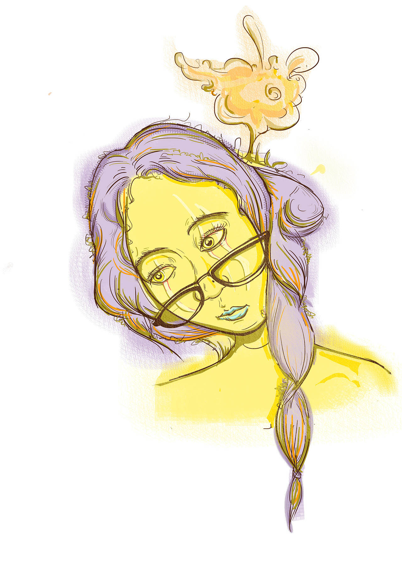 一个人 躁动的青春 不安的情绪 