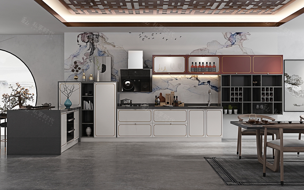 新中式高端全屋定制产品设计（图ZMTg5NTAzODIw） - 家装设计 - 站酷设计师私享时代原创素材 - 站酷ZCOOL