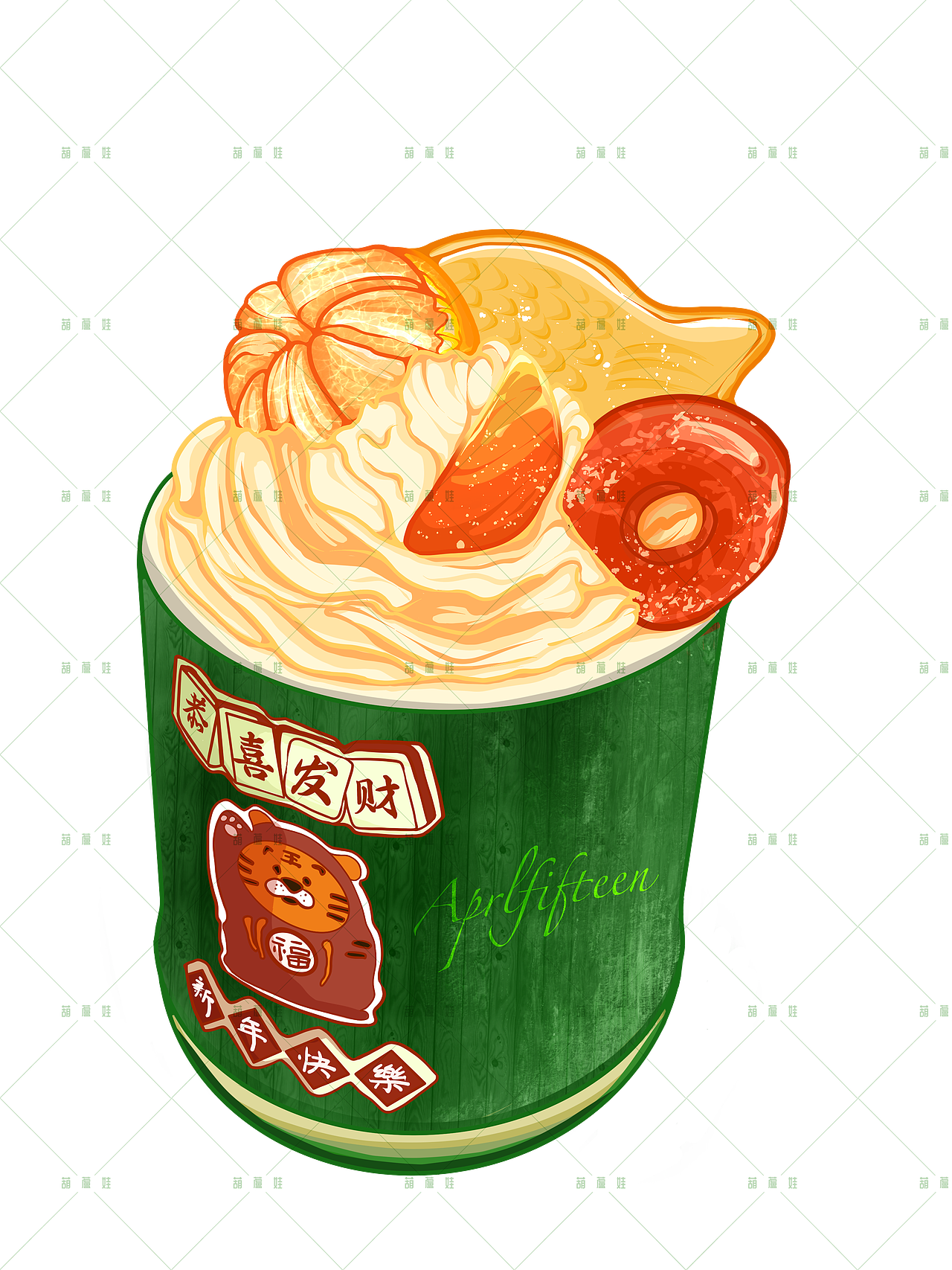 线稿风插画 |甜品饮品系列 |海报设计 |菜单设计