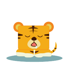 小老虎动态表情（图ZMTA1NTY2MTYw） - 网络表情 - 站酷设计师LHMM原创素材 - 站酷ZCOOL