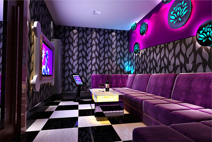 欢乐100量贩式ktv成都ktv装修丨成都ktv设计
