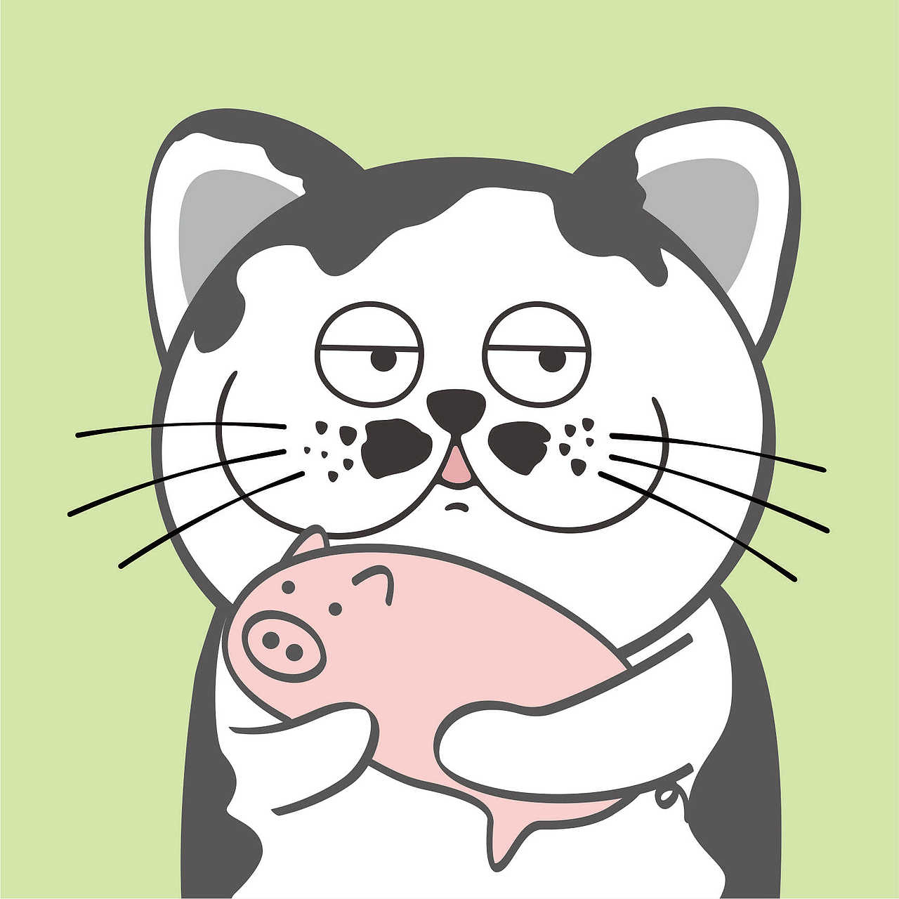 鬼马精灵Moni上线|学霸猫Moni壁纸（图ZMjY3MDcyOTg0） - 创作习作 - 站酷设计师学霸猫Moni原创素材 - 站酷ZCOOL