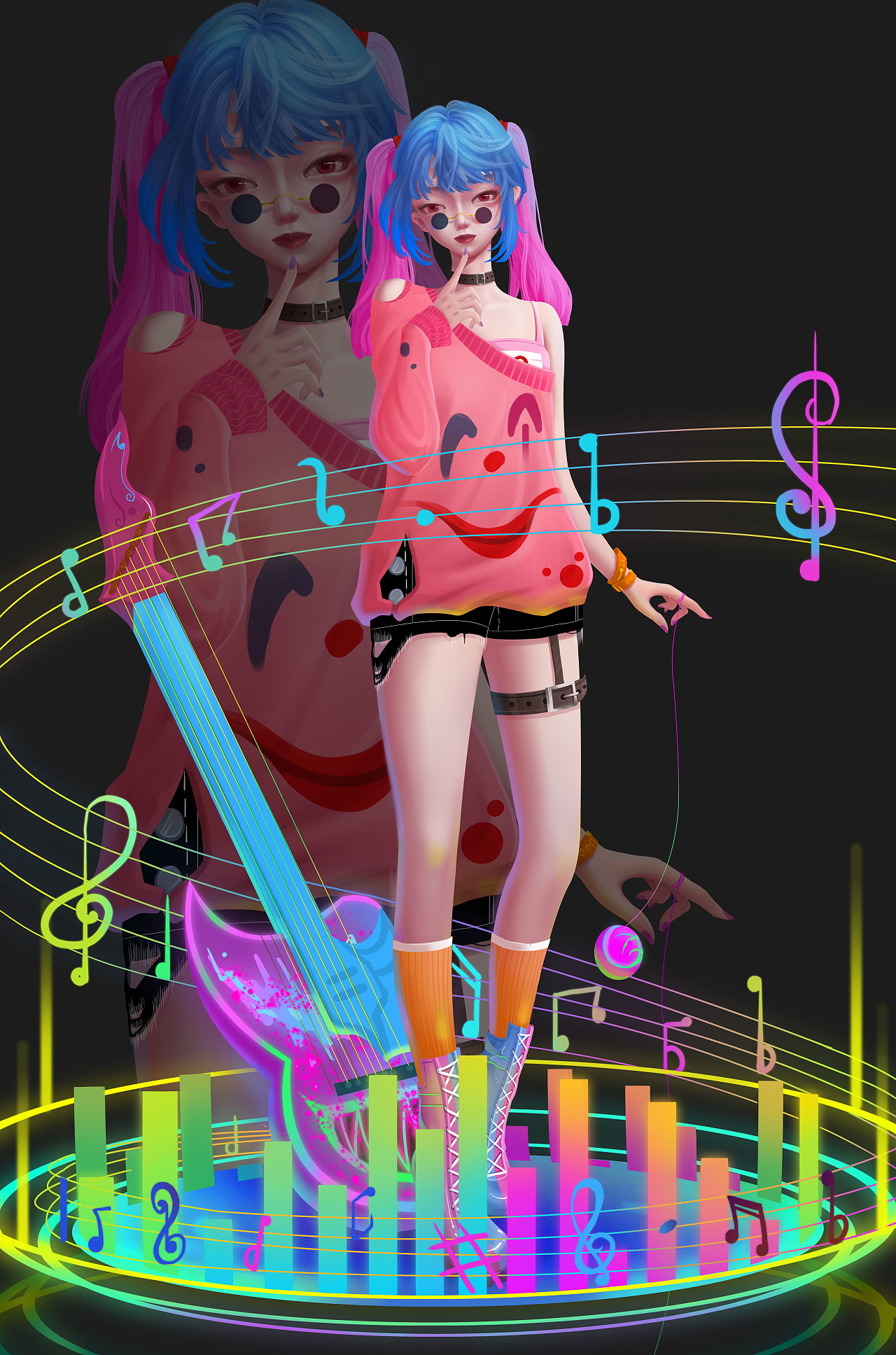 赛博朋克（图ZMjg0NDkyNDAw） - 独立游戏 - 站酷设计师拿画笔的怪人原创素材 - 站酷ZCOOL