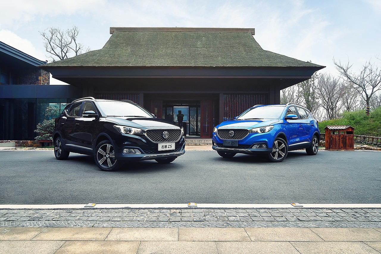 汽车——名爵ZS 车队（图ZODY3MjAyNTI=） - 产品摄影 - 站酷设计师糊叔原创素材 - 站酷ZCOOL