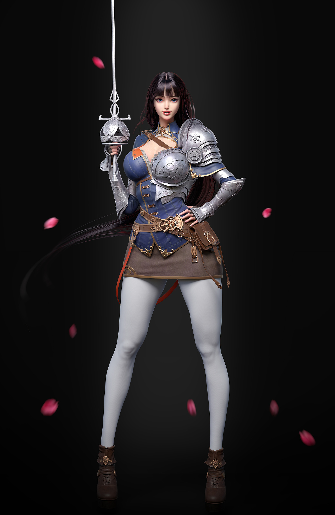 女战士3d作品