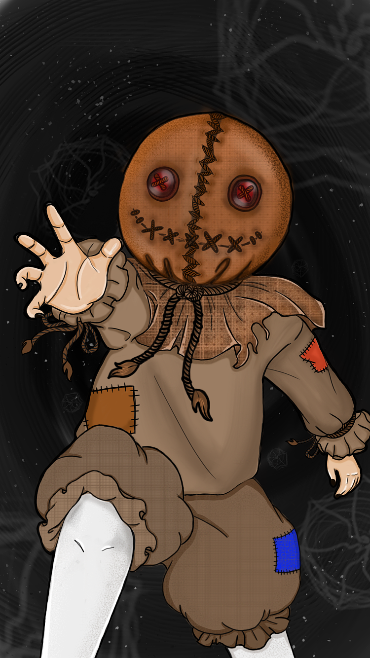 手机绘画——坠落。