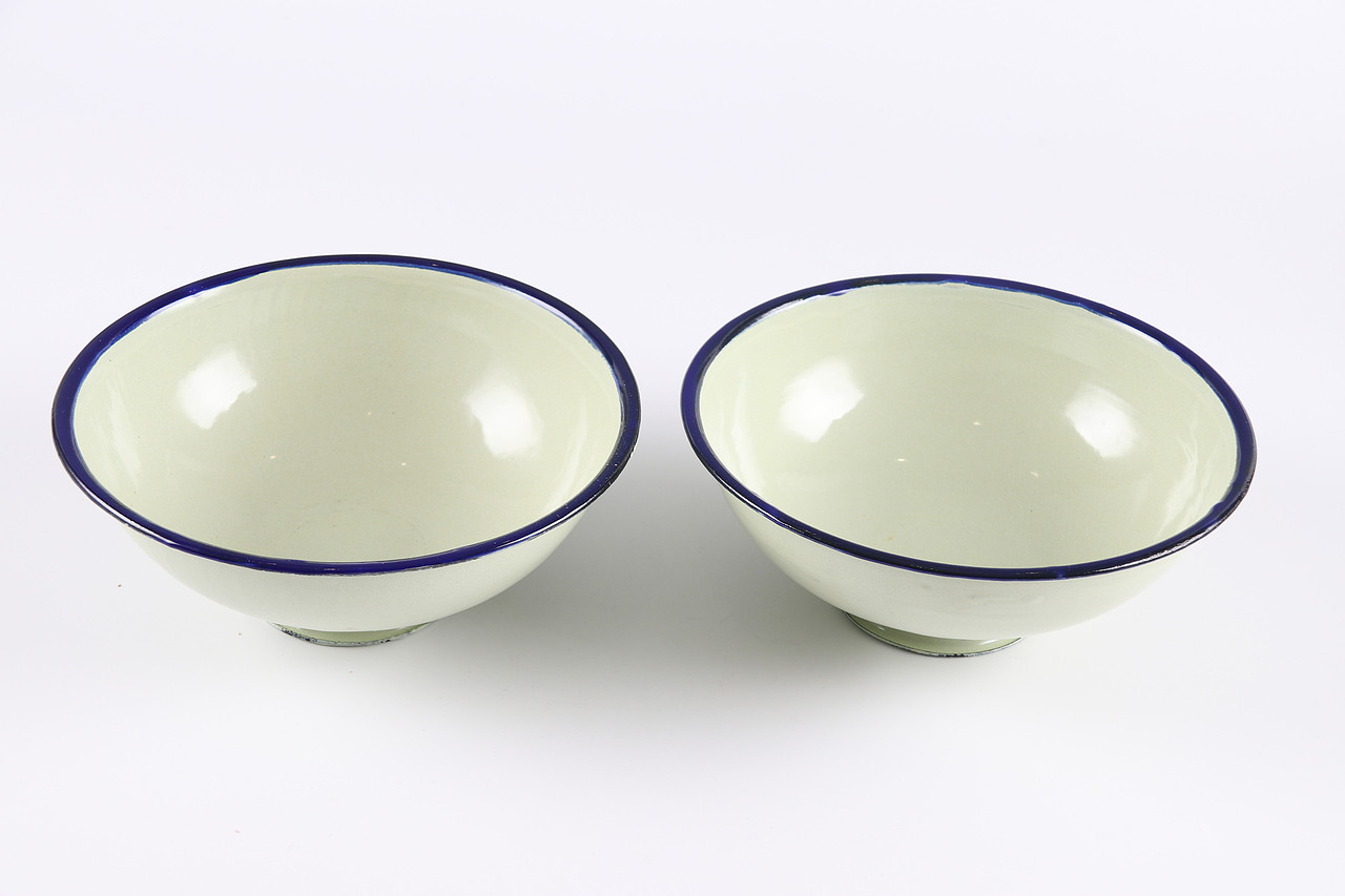 C03-餐具\V38绿色搪瓷碗
