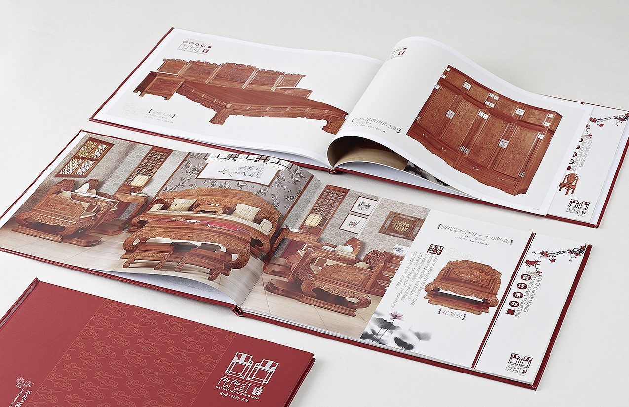 红木家具画册设计与印刷（图ZMjI2Mjk5ODA=） - 书籍/画册 - 站酷设计师AAllen原创素材 - 站酷ZCOOL