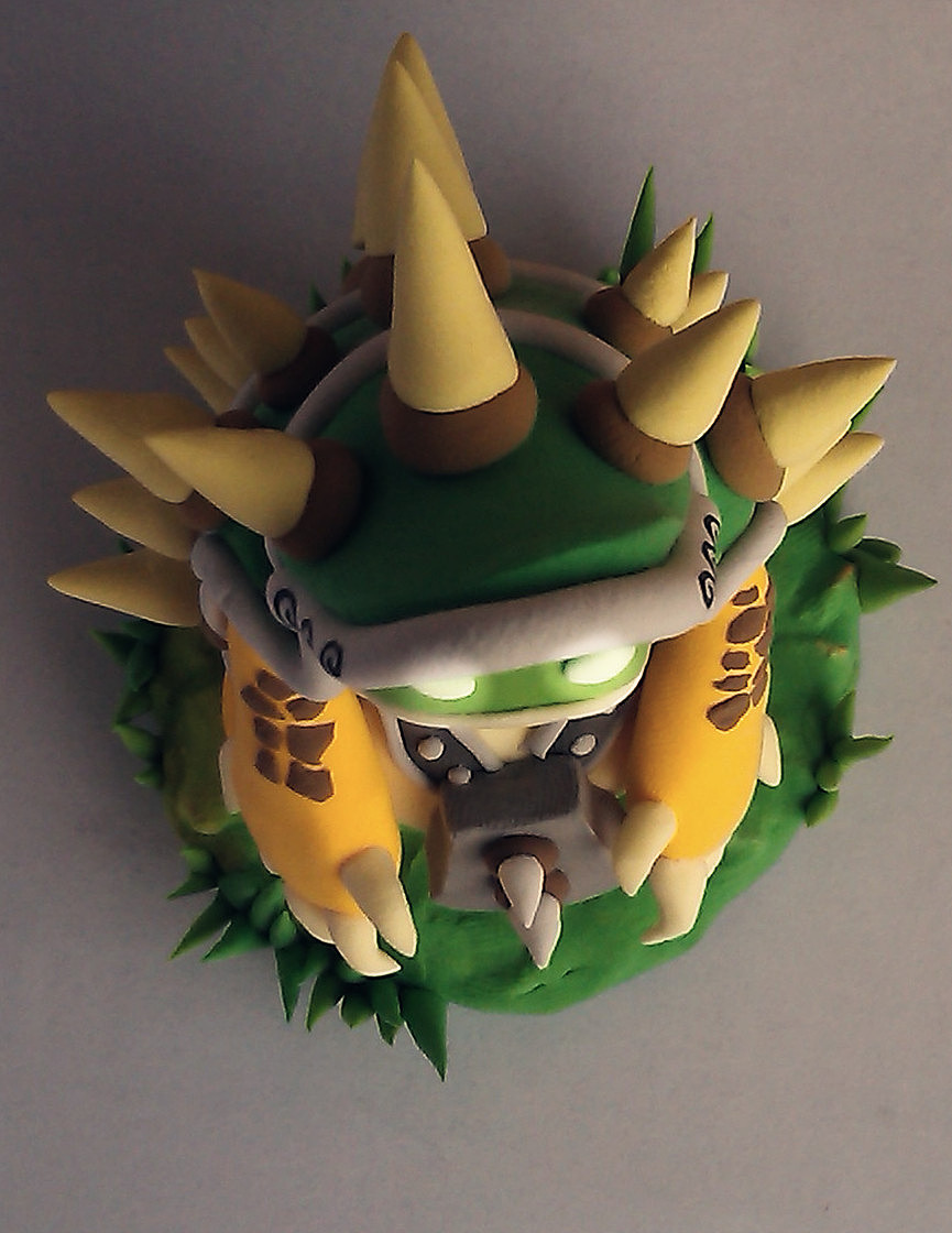 lol披甲龙龟(做它的原因嘛.挺萌的)超轻粘土手办