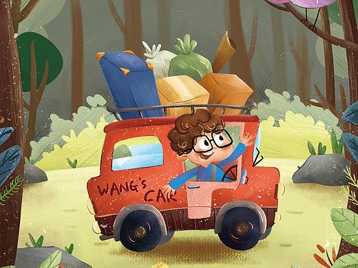 《SPRING》春天来啦～插画&C4D