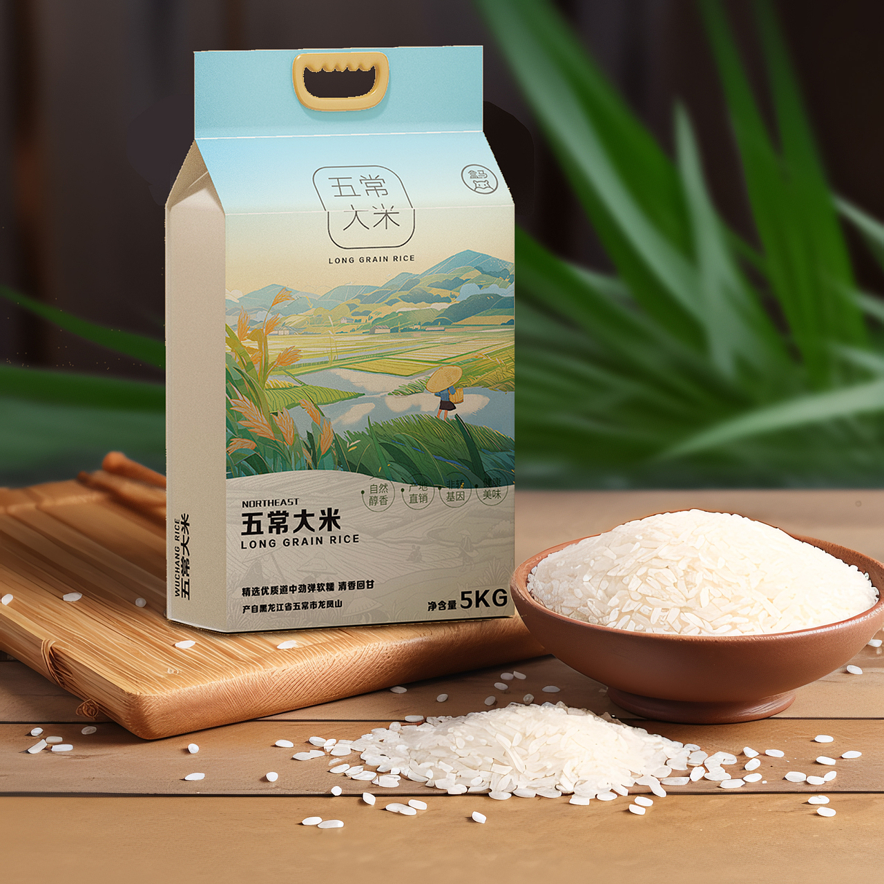 五常大米包装设计（图ZMzU2MjM2NzA0） - 包装 - 站酷设计师海星星一号原创素材 - 站酷ZCOOL