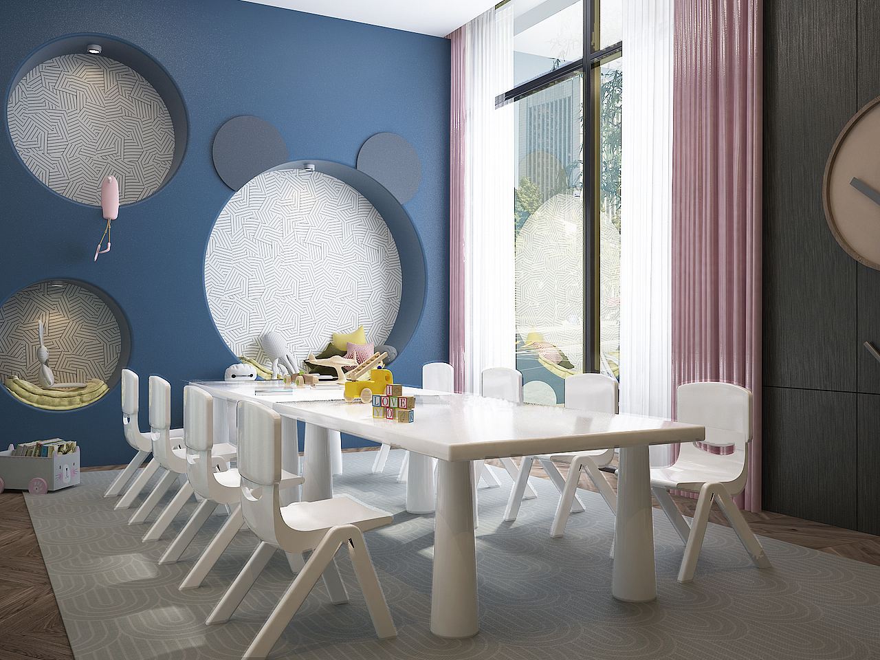 儿童主题餐厅（图ZMjQ3MjkwMjY4） - 酒店餐饮设计 - 站酷设计师小巷i原创素材 - 站酷ZCOOL