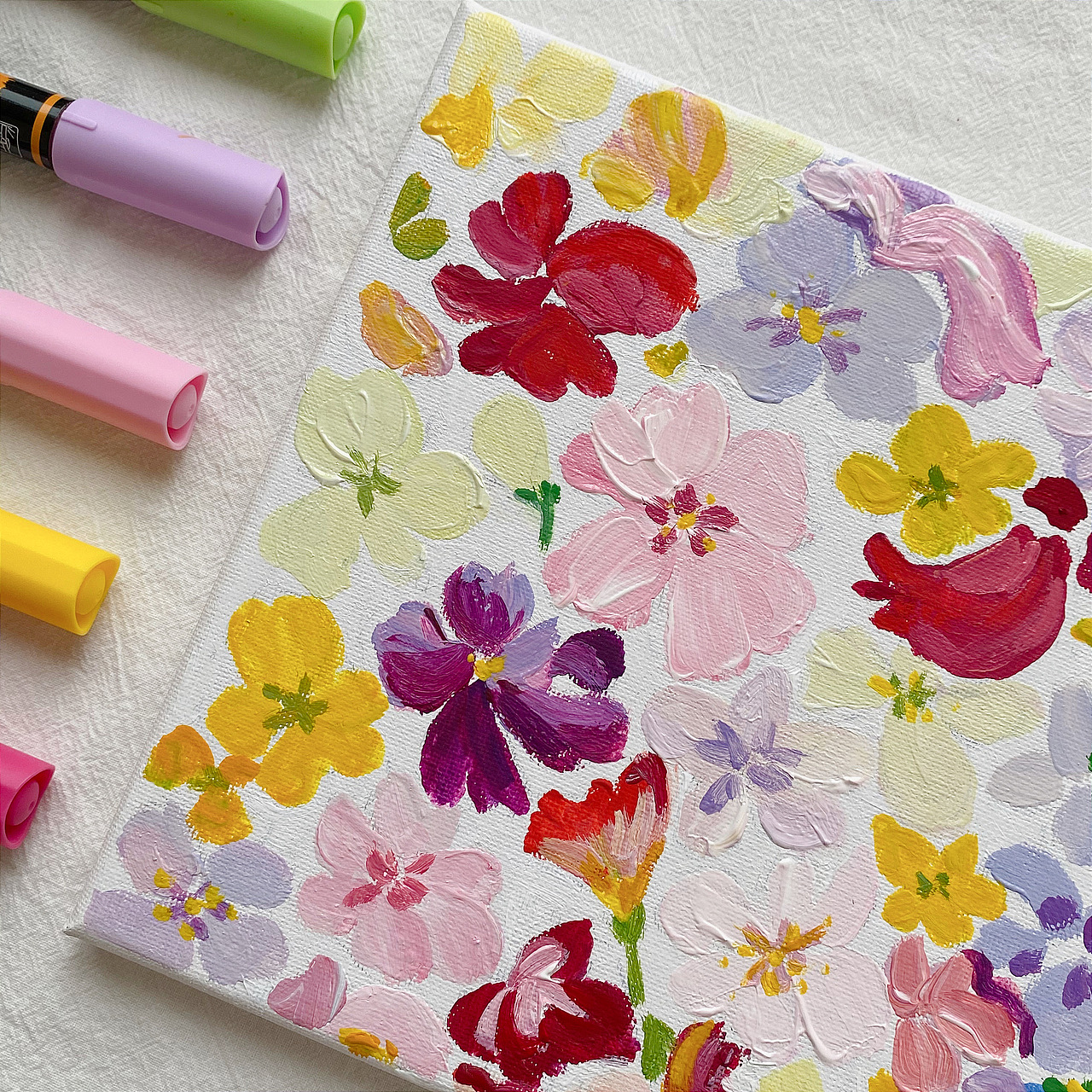 油画棒风景画🌸💕（图ZMjk2OTc0MjAw） - 绘画 - 站酷设计师猪瑶原创素材 - 站酷ZCOOL