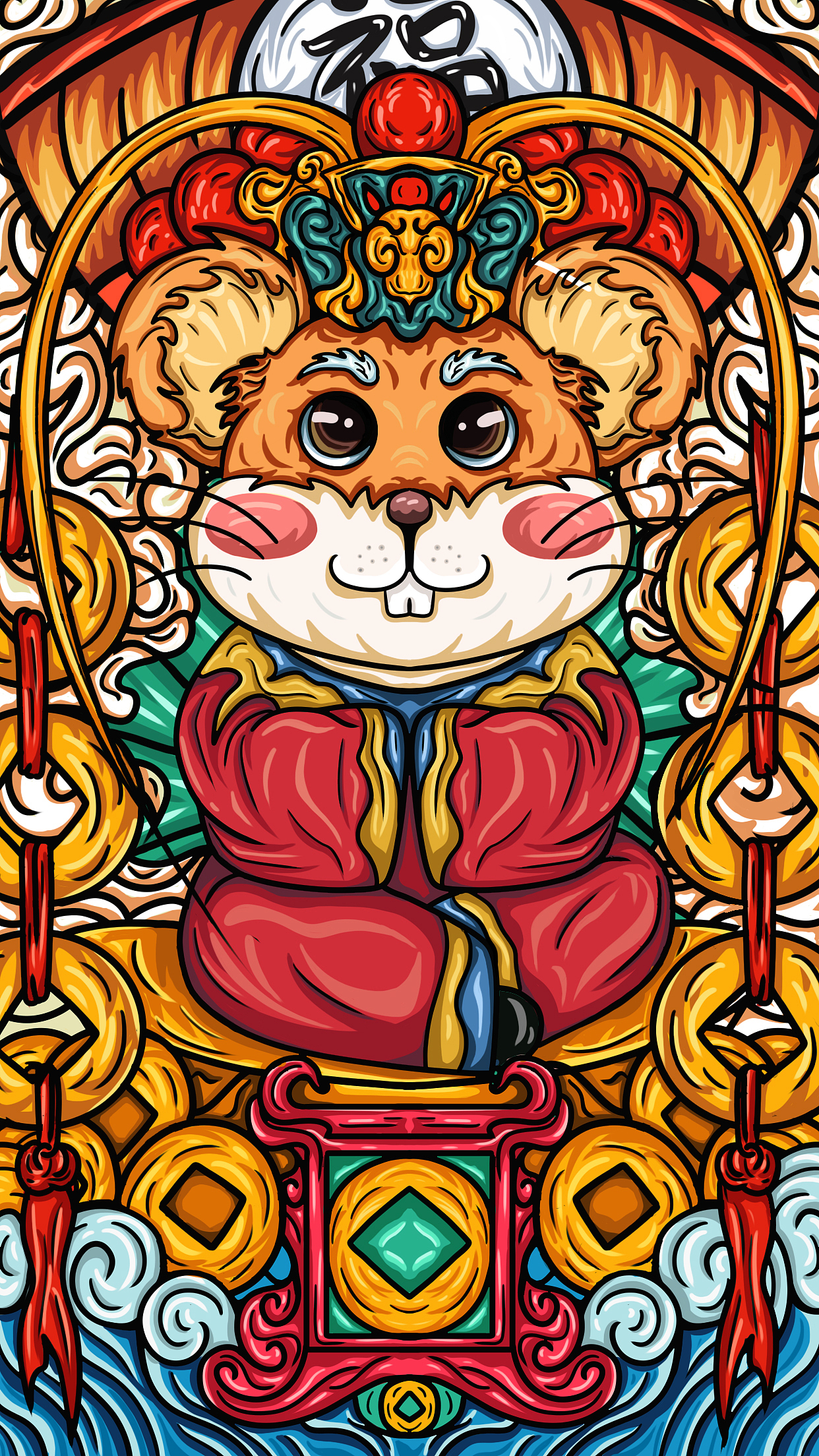 十二生肖系列（图ZMjgwOTk5ODUy） - 商业插画 - 站酷设计师射手瞄不准原创素材 - 站酷ZCOOL