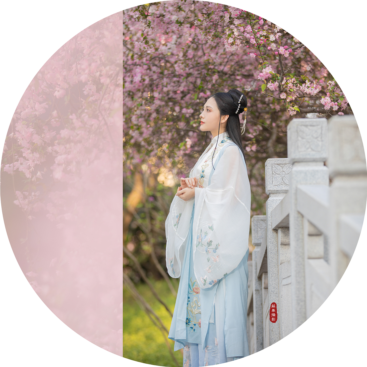 莫愁湖的海棠世界！（图ZMjYzMjQyMTg0） - 人像摄影 - 站酷设计师摄影师小明同学原创素材 - 站酷ZCOOL