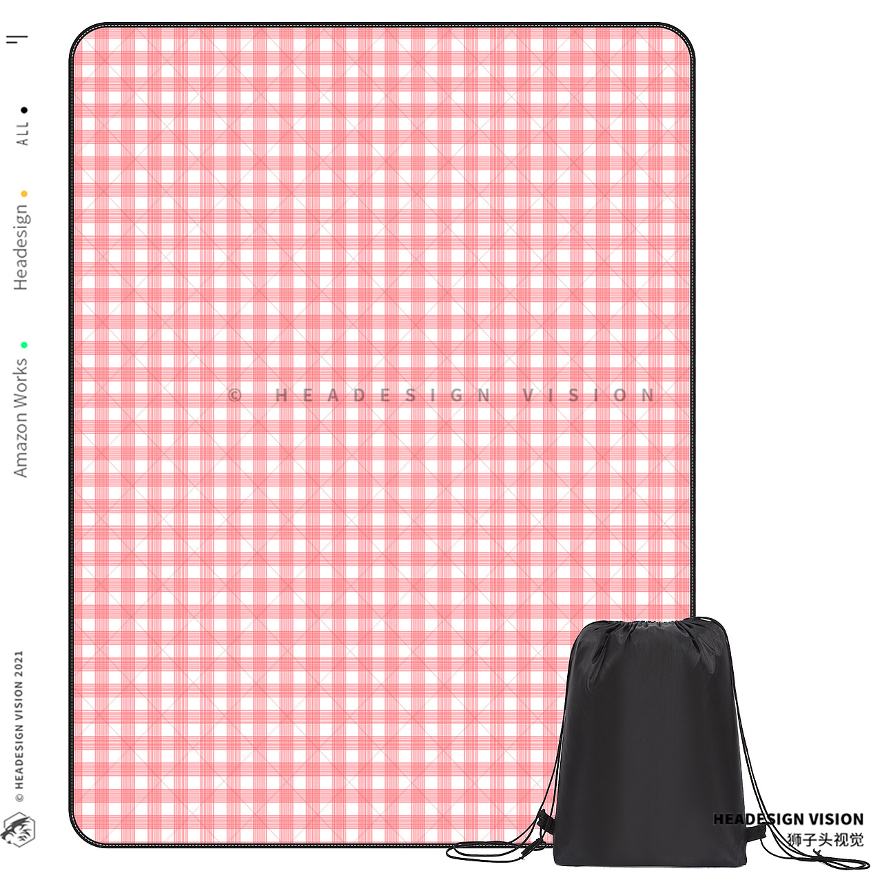 野餐垫产品拍摄_主图设计_A+页面设计-狮子头视觉（图ZMjk1OTY5NjQw） - 电商 - 站酷设计师亚马逊主图设计原创素材 - 站酷ZCOOL