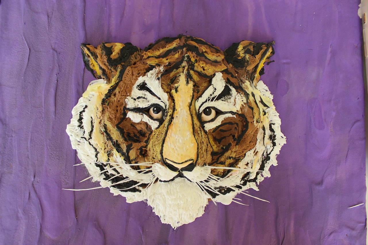 老虎粘土浮雕画教程奉上