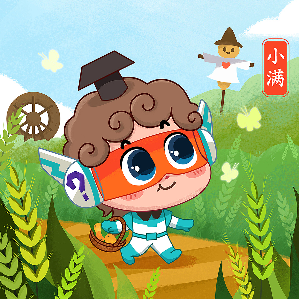 24个节气之立春-芒种（图ZMTk3NDk3Mzky） - 商业插画 - 站酷设计师阿福多多原创素材 - 站酷ZCOOL