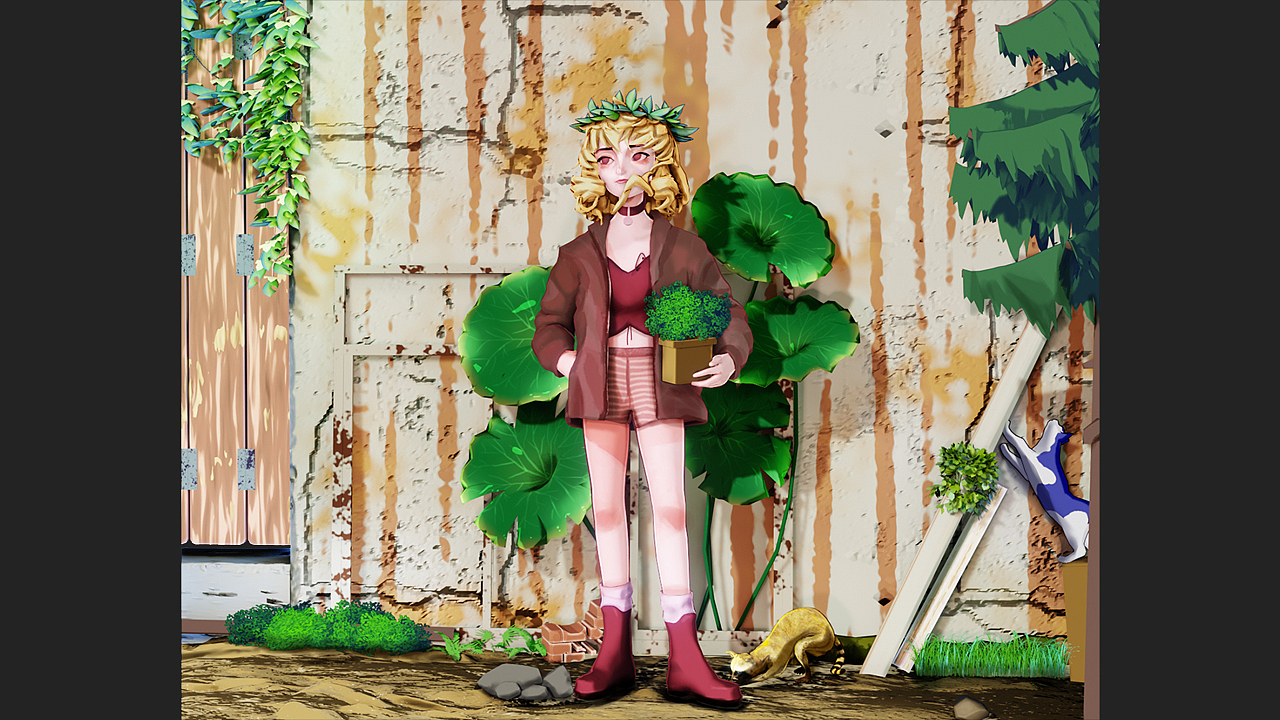 Blender||三渲二  绘画风格