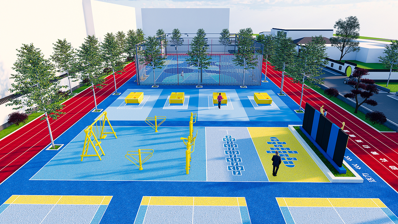 文体公园效果图（图ZMzIyMzI4MTA4） - 其他三维 - 站酷设计师指尖丨Design原创素材 - 站酷ZCOOL