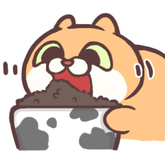 嗷呜嗷呜干饭喵喵喵