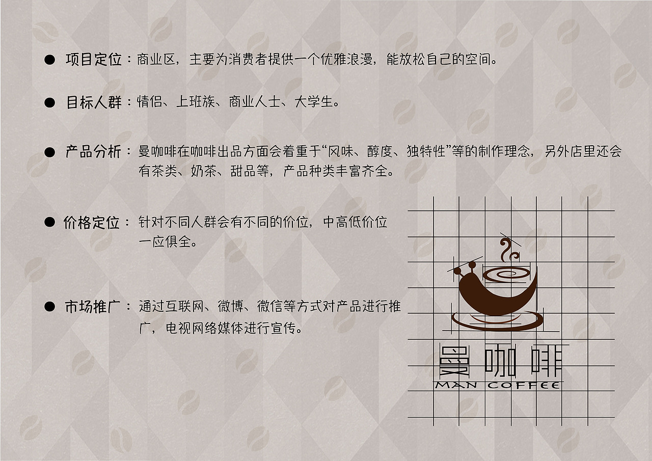曼咖啡logo规范手册