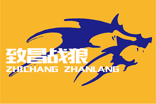 战狼logo队旗