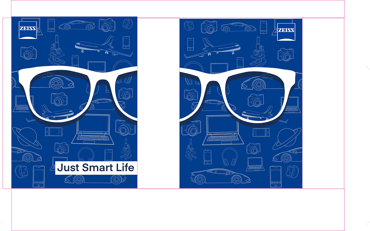 蔡司智锐镜片系类包装设计——just smart life