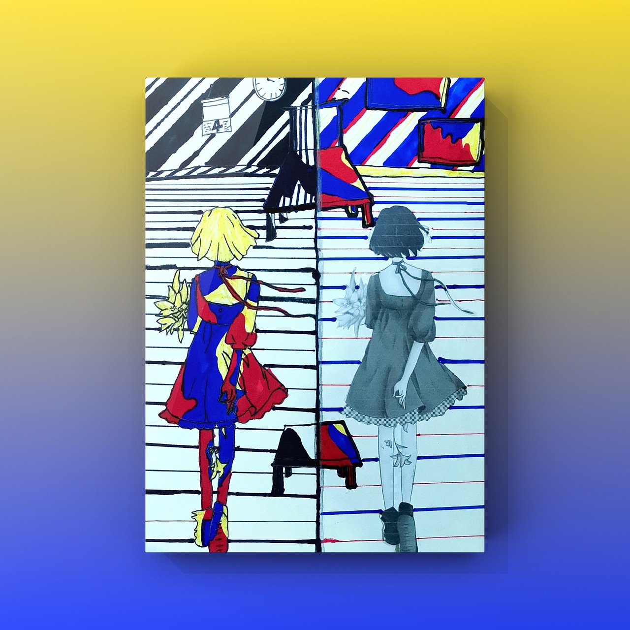 关系（图ZMjUxODA5ODMy） - 绘画 - 站酷设计师哦格啦卡口语原创素材 - 站酷ZCOOL