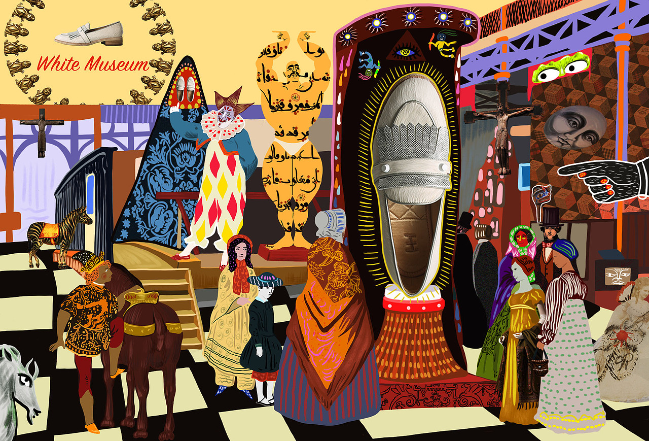 语陌手绘工作室｜原创鞋品牌系列插图（1）（图ZMTI0MDc1Mjk2） - 商业插画 - 站酷设计师祛魅研究所原创素材 - 站酷ZCOOL