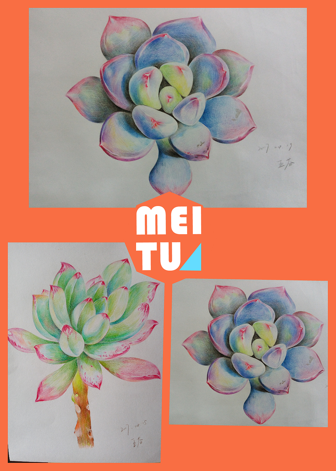 多肉加美女（图ZNzczODc4MjQ=） - 绘画 - 站酷设计师雅芬yf原创素材 - 站酷ZCOOL