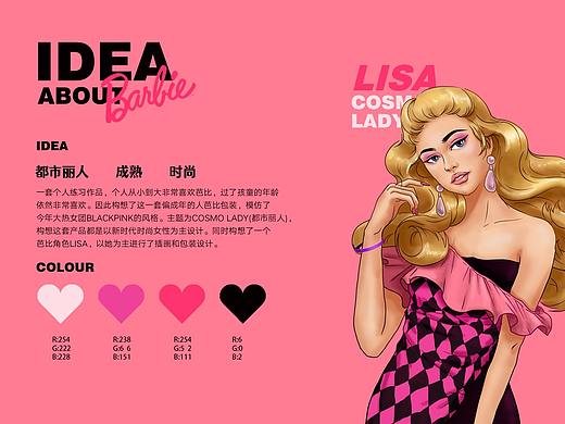 BARBIE-COSMO LADY芭比包装设计