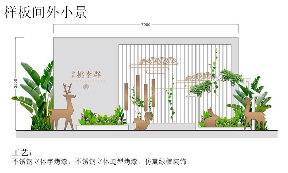 景观造型+宣传栏