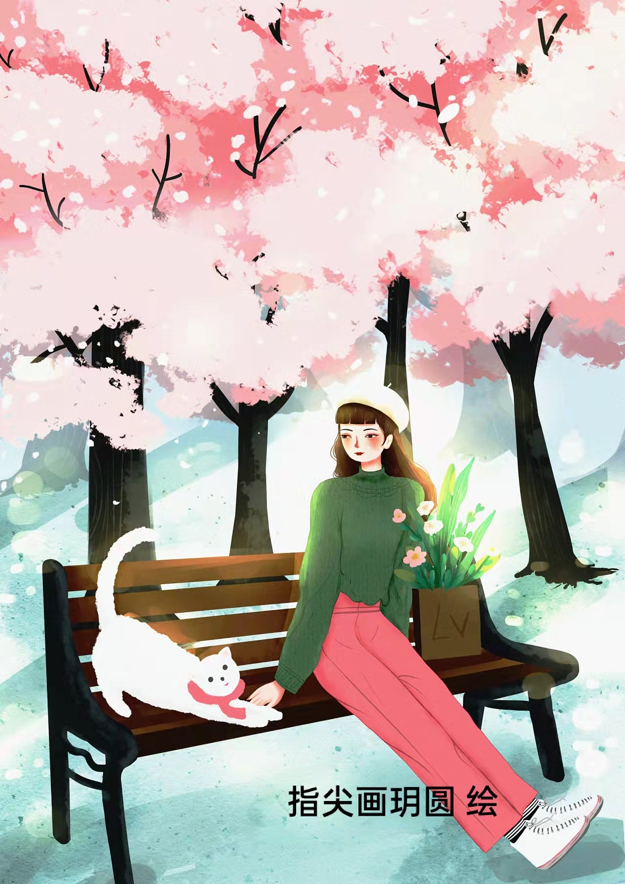 愿一个人的生活也美好系列（图ZMjg0ODEzNjc2） - 商业插画 - 站酷设计师指尖画玥圆原创素材 - 站酷ZCOOL